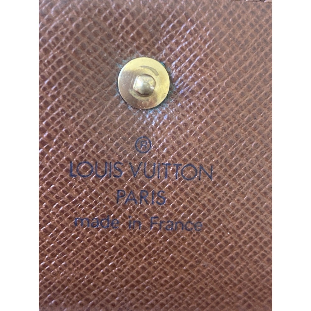 Louis Vuitton Monogram Elise Double Snap Wallet Trifold French Wallet VTG Rehab - Picture 8 of 11
